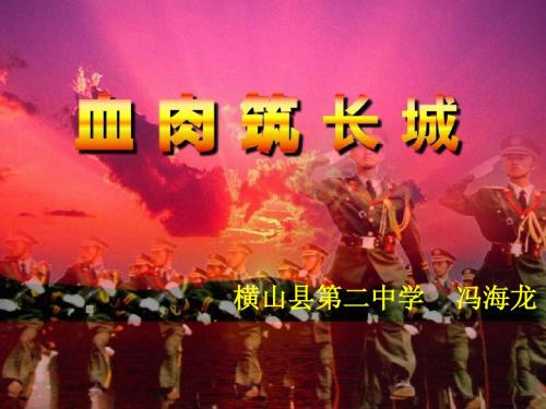 血肉筑长城