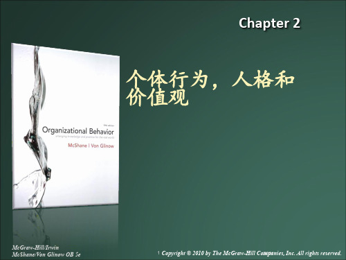 第二讲个体行为-人格和价值观PPT课件