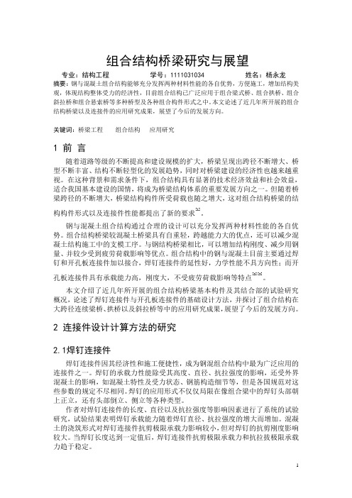 组合结构论文