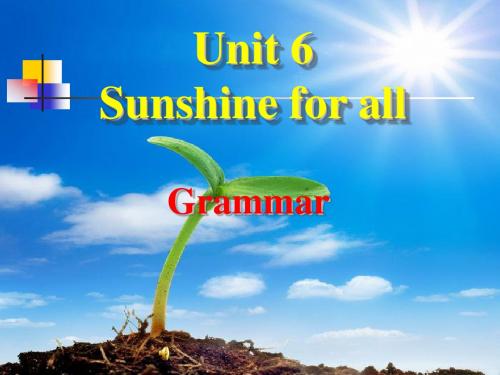 【最新】牛津译林版八年级英语下册Unit6 Grammar2 精品课件