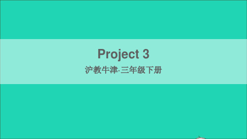 三年级英语下册 Module3Mycolourfullife 课件沪教牛津版三起