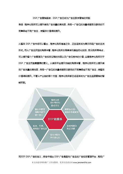 DSP营销解读：DSP广告已成为广告主数字营销的标配