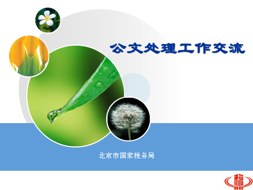 公文处理工作交流(规则流转)ppt