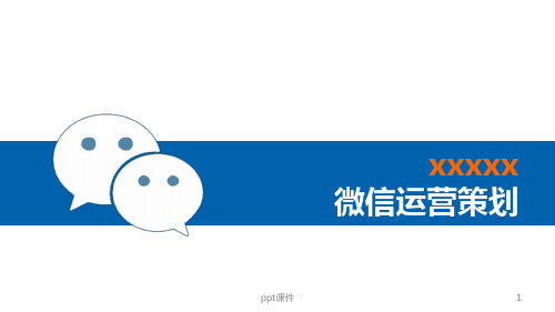 房地产微信运营方案ppt课件