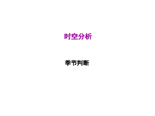 季节判断