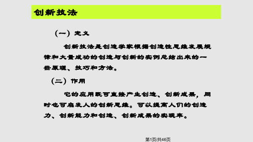 创造技法之检核表法PPT课件