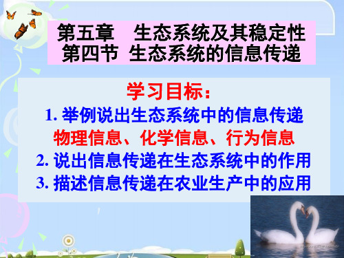 人教高中生物必修3课件：5.4-生态系统的信息传递(共29张PPT)