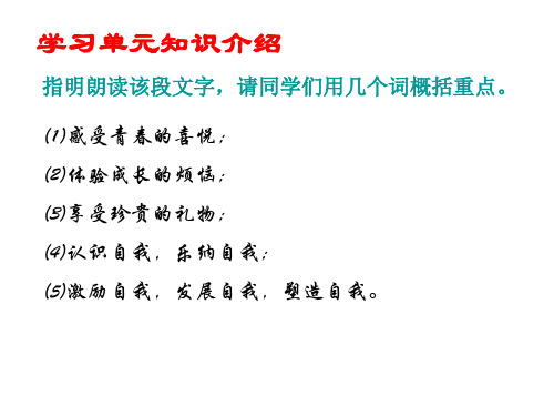 七年级政治成长的烦恼2(PPT)5-2
