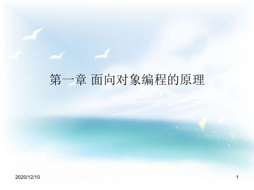 第1章 面向对象编程的原理PPT教学课件