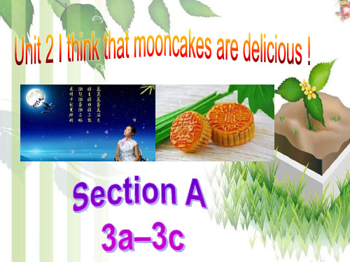 Unit 2 I think that mooncakes are delicious!Section A1 3a-3c(共43张PPT)