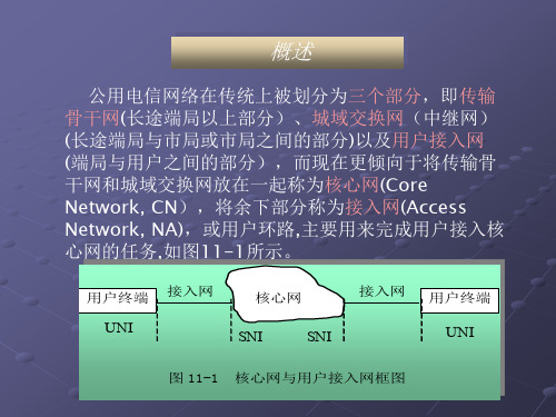接入网的功能
