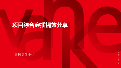 2020-万科工程部-项目综合穿插提效详解