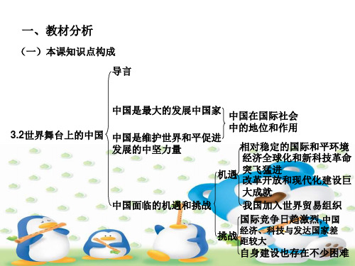 九年级政治世界舞台上的中国2(PPT)4-1