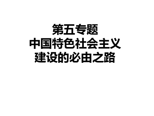 第五专题：改革开放