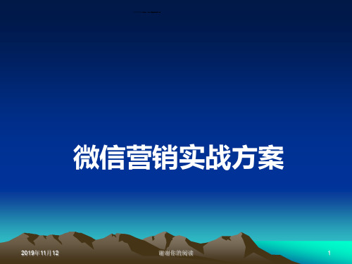 微信营销实战方案.pptx