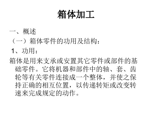 箱体加工 (1)
