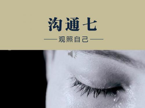 观照自己03聆听技术1