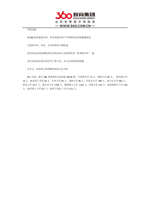 玛格丽特公主中学设施