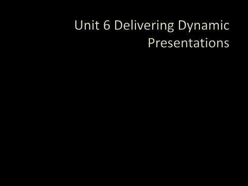 全方位商务英语口语(第三版)Unit  (6)