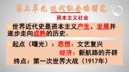 北师大版历史九上第九课文艺复兴(共37张PPT)