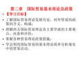 国际贸易基本理论及政策汇总