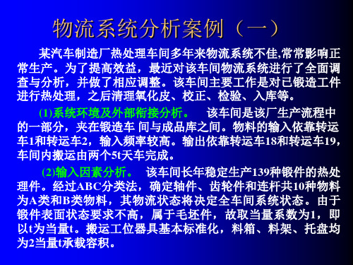 物料搬运系统的案例分析