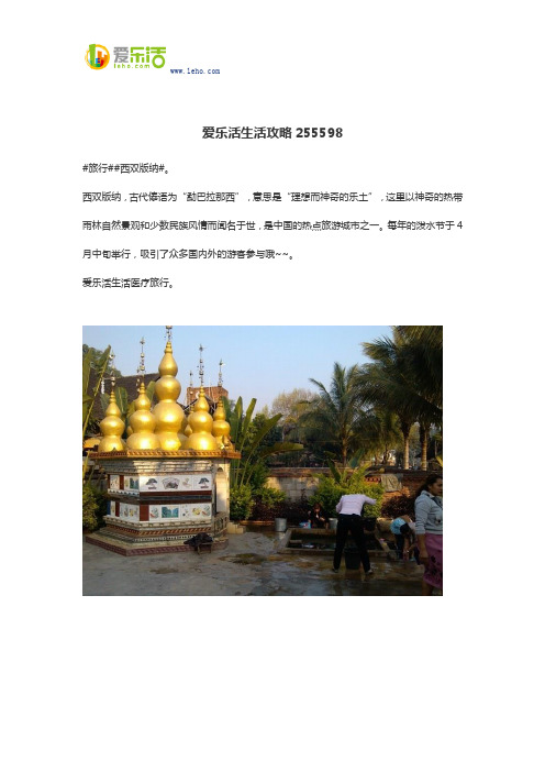 爱乐活生活攻略255598