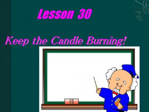 英语：Unit4__Lesson30课件(冀教版八年级下)