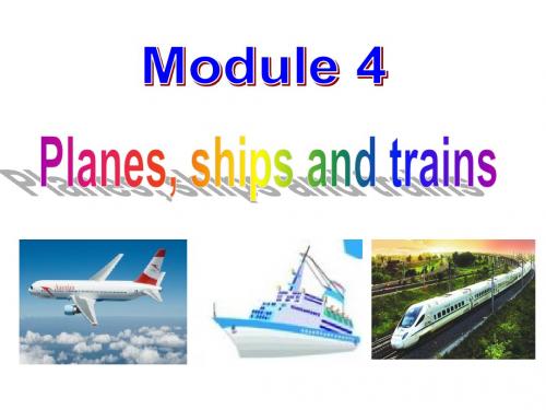 八年级英语上册 Module 4 Planes ships and trains Unit 3 Language in use【精选】