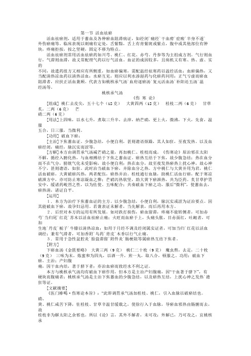 桃核承气汤