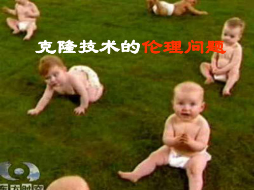 【北师大版】语文八年级下册：第1单元《克隆技术的伦理问题》ppt课件(1)