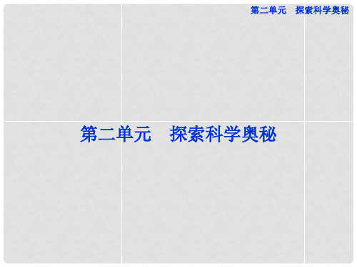 高中语文 第二单元第4课张衡传精品课件 鲁人版必修2
