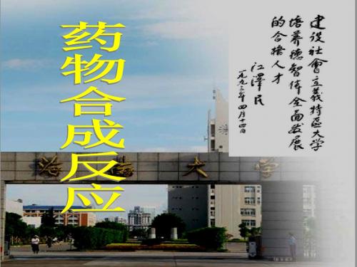 海南大学药物合成还原反应课件-精选文档