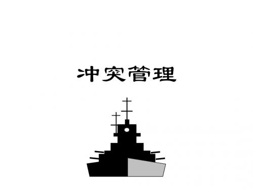 冲突管理讲义(PPT_31页)