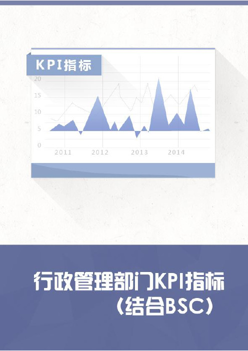 行政管理部门KPI指标(结合BSC)