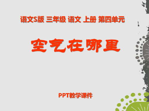 语文三上《空气在哪里》4精品课件