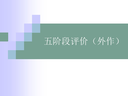 五阶段评价展开方法(外作)