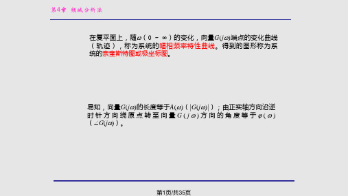 机械工程控制基础典型环节奈氏图PPT课件