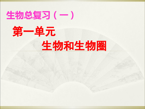 初中生物生物总复习1