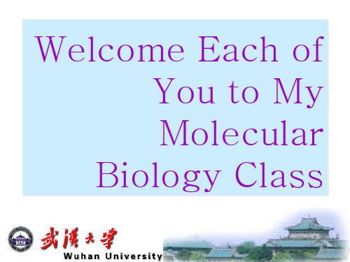 武汉大学 分子生物学全部课程 3
