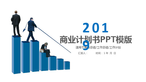 年创业计划书项目融资合作工作总结汇报计划课件