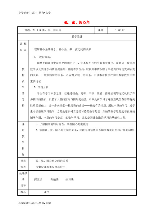 配套K12湖南省益阳市资阳区迎丰桥镇九年级数学上册 第二十四章 圆 24.1 圆的有关性质 24.1