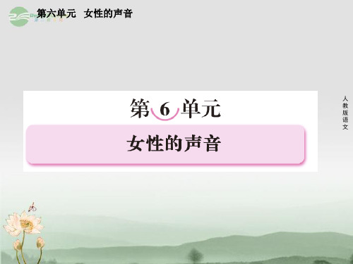 高中语文 第六单元 女性的声音 第十一课  小团圆媳妇之死课件 新人教版选修《中国小说欣赏》