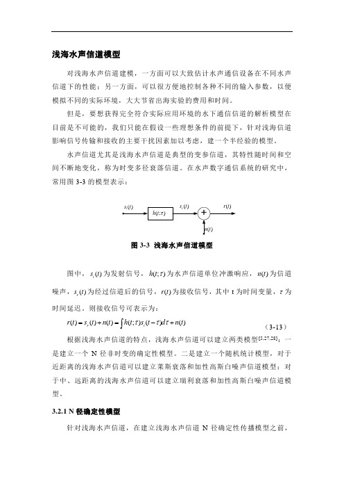 浅海水声信道模型