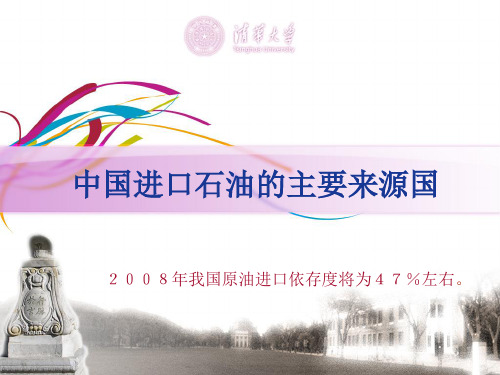 中国石油进口来源