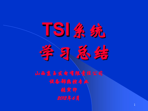 TSI简单介绍