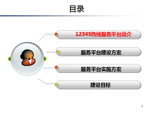 12345热线方案汇报PPT课件