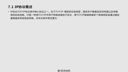 TCPIP协议栈剖析PPT课件