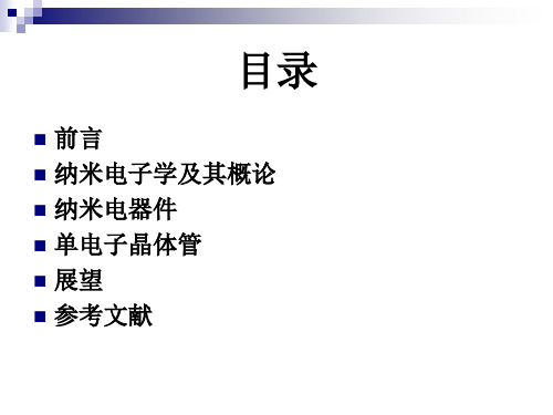 纳米电子学