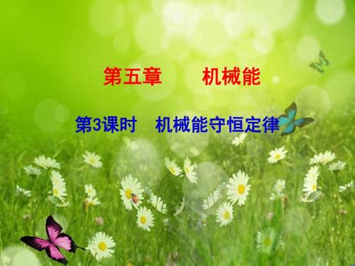 步步高2015届高考物理一轮复习(新课标)配套课件：5-3机械能守恒定律